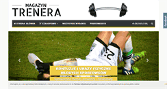 Desktop Screenshot of magazyntrenera.pl