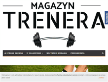 Tablet Screenshot of magazyntrenera.pl
